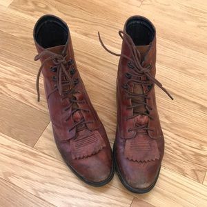Ariat Heritage lacer Kiltie boots size 10